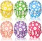 600Pcs Colorful Daisy Flower Cupcake Liners Christmas Rainbow Color Cupcake Wrappers Baking Cup Boho Groovy Hippie Party Muffin Liners for Spring Summer Baby Shower Wedding Birthday Party